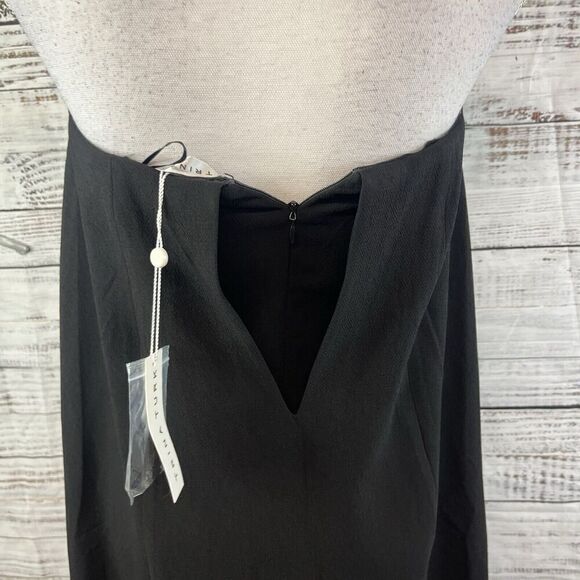 Trina Turk Los Angels Little Black Cape Dress size 2 Wedding Cocktail Evening - Picture 15 of 16